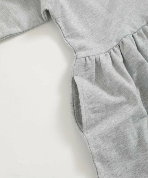 and D.petitmain / アンドディー. プティマイン ミニ丈・ひざ丈ワンピース | 裏毛ミニフリルワンピース | 詳細16