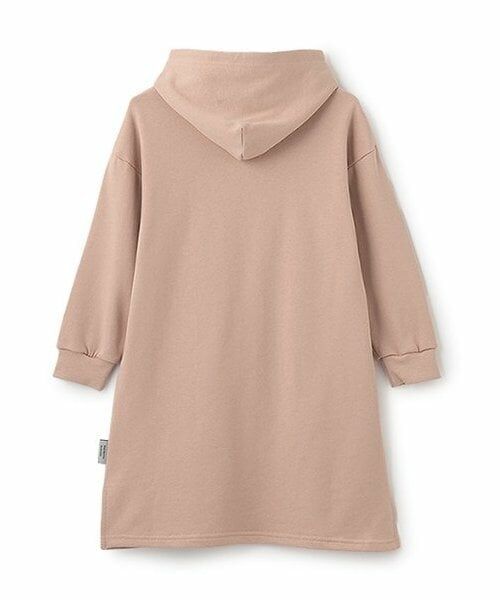 and D.petitmain / アンドディー. プティマイン ミニ丈・ひざ丈ワンピース | 【リンク】シンプルロゴフードワンピース | 詳細1