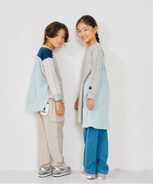 and D.petitmain / アンドディー. プティマイン ミニ丈・ひざ丈ワンピース | 【リンク】布帛切り替えワンピ | 詳細2