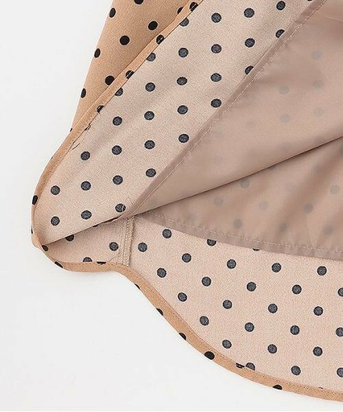 and D.petitmain / アンドディー. プティマイン ミニ丈・ひざ丈ワンピース | ドットティアードスタンドワンピ | 詳細6