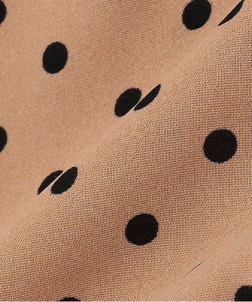 and D.petitmain / アンドディー. プティマイン ミニ丈・ひざ丈ワンピース | ドットティアードスタンドワンピ | 詳細7