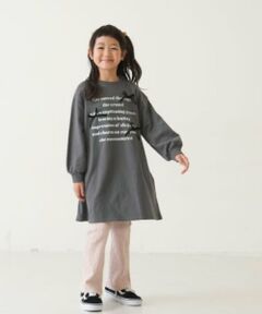 【リンク】モチーフ付き裏毛ワンピ