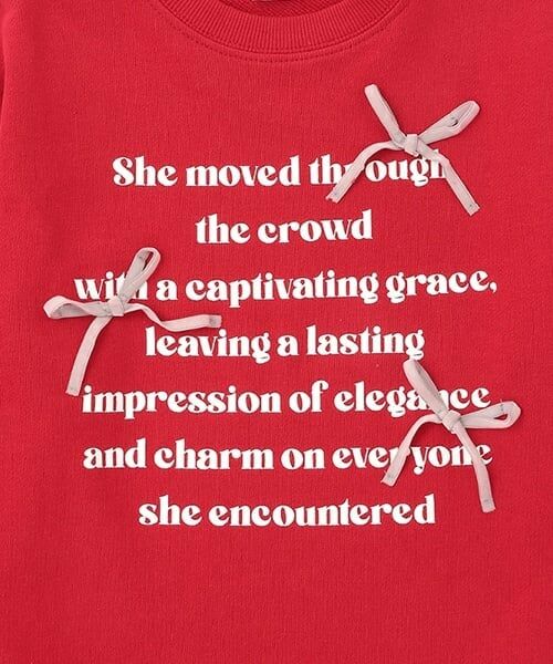 and D.petitmain / アンドディー. プティマイン ミニ丈・ひざ丈ワンピース | 【リンク】モチーフ付き裏毛ワンピ | 詳細11