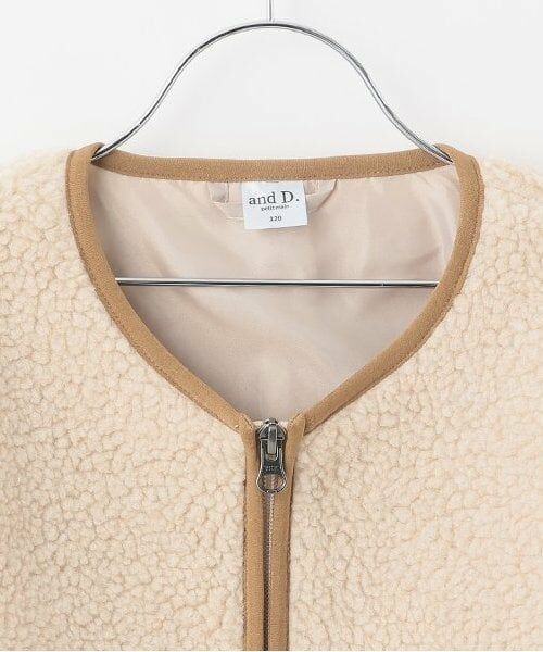 and D.petitmain / アンドディー. プティマイン ブルゾン | ボアノーカラージャケット | 詳細2