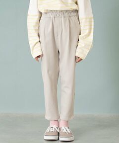 and D.petitmain / アンドディー. プティマイン その他パンツ | 【クロップド丈】ウエストフリルムジテーパードパンツ