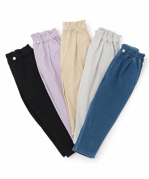 and D.petitmain / アンドディー. プティマイン その他パンツ | 【クロップド丈】ウエストフリルムジテーパードパンツ | 詳細14