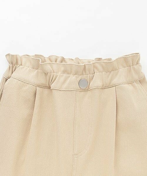 and D.petitmain / アンドディー. プティマイン その他パンツ | 【クロップド丈】ウエストフリルムジテーパードパンツ | 詳細8