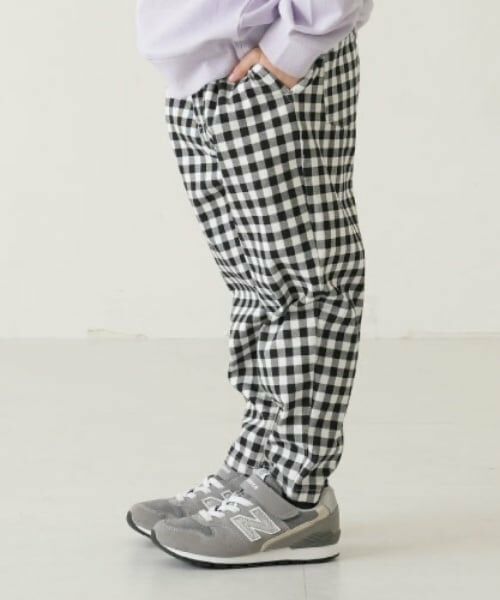 and D.petitmain / アンドディー. プティマイン その他パンツ | 【クロップド丈】ウエストフリルガラテーパードパンツ | 詳細1