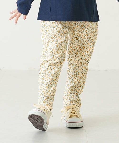 and D.petitmain / アンドディー. プティマイン その他パンツ | 【クロップド丈】ウエストフリルガラテーパードパンツ（レモン イエロー）