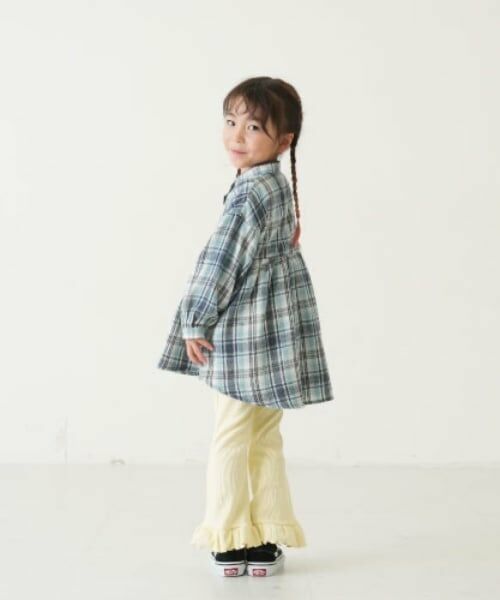 and D.petitmain / アンドディー. プティマイン その他パンツ | 【防汚加工】裾フリルリブパンツ | 詳細6