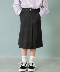 and D.petitmain / アンドディー. プティマイン ミニ・ひざ丈スカート | デニムタックスカート