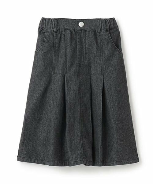 and D.petitmain / アンドディー. プティマイン ミニ・ひざ丈スカート | デニムタックスカート | 詳細12