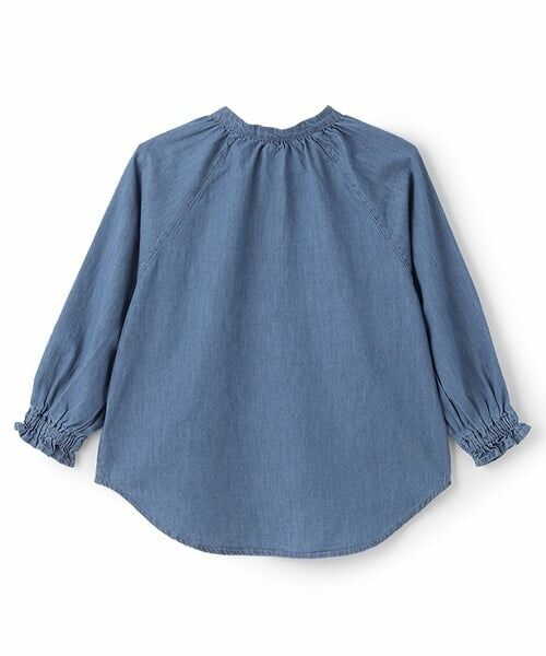 and D.petitmain / アンドディー. プティマイン その他トップス | デニムギャザースモック | 詳細10