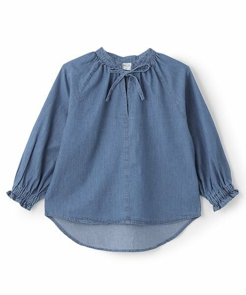 and D.petitmain / アンドディー. プティマイン その他トップス | デニムギャザースモック | 詳細15