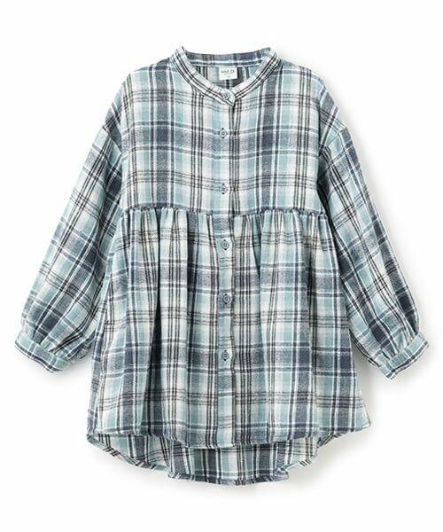 and D.petitmain / アンドディー. プティマイン その他トップス | チェックスタンドチュニック | 詳細20