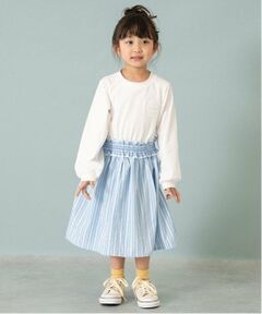 and D.petitmain / アンドディー. プティマイン ミニ丈・ひざ丈ワンピース | 布帛ドッキングワンピース