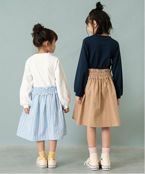 and D.petitmain / アンドディー. プティマイン ミニ丈・ひざ丈ワンピース | 布帛ドッキングワンピース | 詳細3