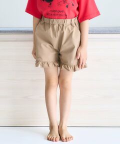 and D.petitmain / アンドディー. プティマイン ショート・ハーフ・半端丈パンツ | 【水陸両用】裾フリルショートパンツ