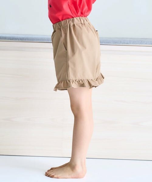 and D.petitmain / アンドディー. プティマイン ショート・ハーフ・半端丈パンツ | 【水陸両用】裾フリルショートパンツ | 詳細1