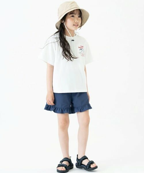 and D.petitmain / アンドディー. プティマイン ショート・ハーフ・半端丈パンツ | 【水陸両用】裾フリルショートパンツ | 詳細12