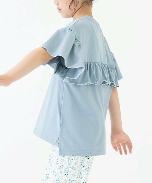 and D.petitmain / アンドディー. プティマイン Tシャツ | 【水陸両用】半袖フリルプルオーバー | 詳細5