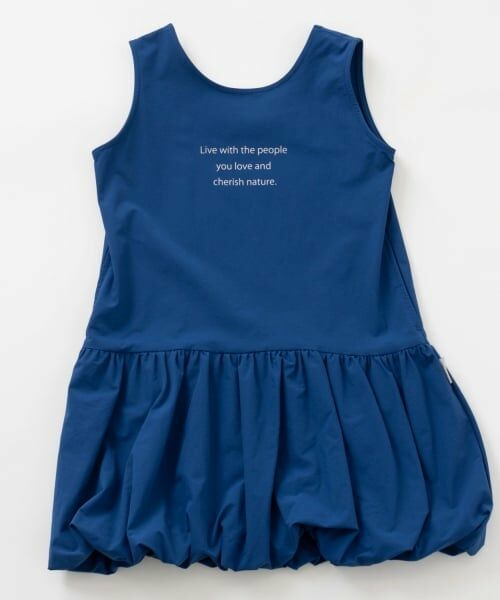 and D.petitmain / アンドディー. プティマイン ミニ丈・ひざ丈ワンピース | 【水陸両用】裾バルーンワンピース | 詳細17