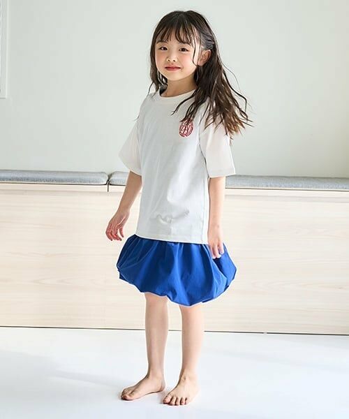 and D.petitmain / アンドディー. プティマイン ミニ丈・ひざ丈ワンピース | 【水陸両用】裾バルーンワンピース | 詳細5