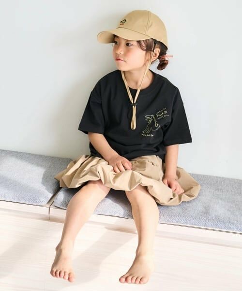 and D.petitmain / アンドディー. プティマイン ミニ丈・ひざ丈ワンピース | 【水陸両用】裾バルーンワンピース | 詳細8