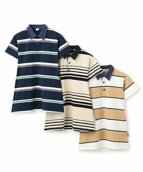 and D.petitmain / アンドディー. プティマイン ミニ丈・ひざ丈ワンピース | 【親子リンク】衿つきラガー半袖ワンピ | 詳細14