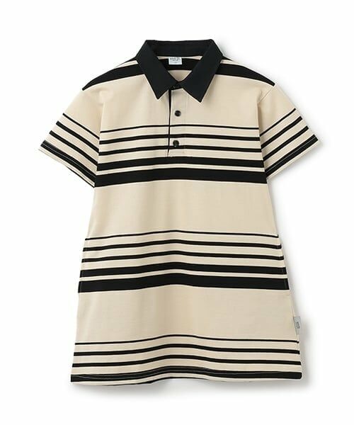 and D.petitmain / アンドディー. プティマイン ミニ丈・ひざ丈ワンピース | 【親子リンク】衿つきラガー半袖ワンピ | 詳細15