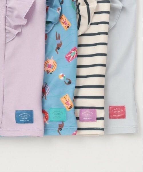 and D.petitmain / アンドディー. プティマイン 水着・スイムグッズ | 【大人気につき再入荷】【SWIM】ショルダーフリルセットアップ | 詳細14