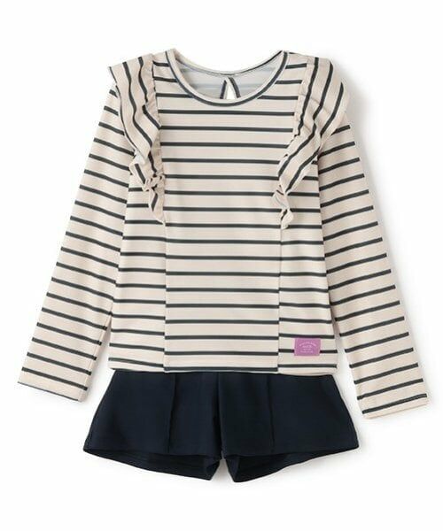 and D.petitmain / アンドディー. プティマイン 水着・スイムグッズ | 【大人気につき再入荷】【SWIM】ショルダーフリルセットアップ | 詳細23