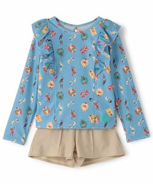 and D.petitmain / アンドディー. プティマイン 水着・スイムグッズ | 【大人気につき再入荷】【SWIM】ショルダーフリルセットアップ | 詳細24