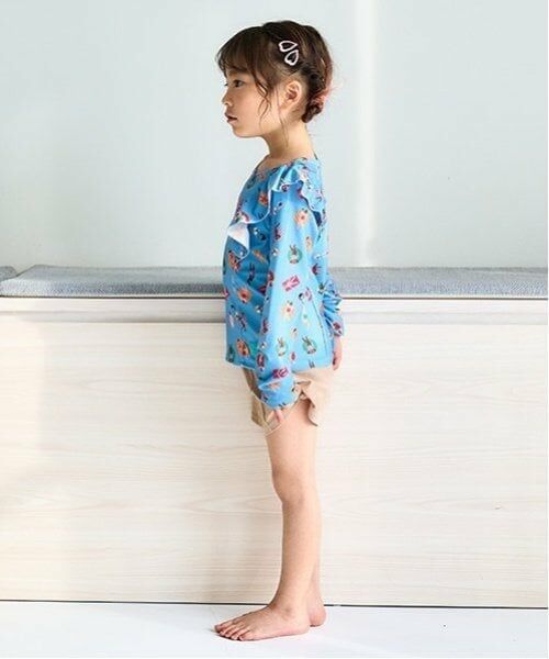 and D.petitmain / アンドディー. プティマイン 水着・スイムグッズ | 【大人気につき再入荷】【SWIM】ショルダーフリルセットアップ | 詳細3