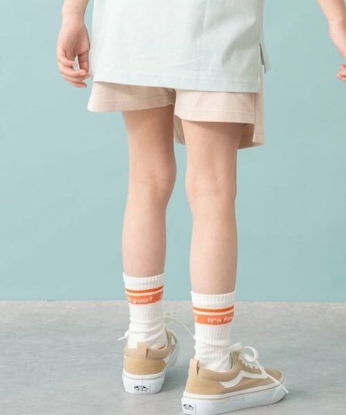 and D.petitmain / アンドディー. プティマイン ショート・ハーフ・半端丈パンツ | 【綿100%】カット台形ラップキュロット | 詳細1