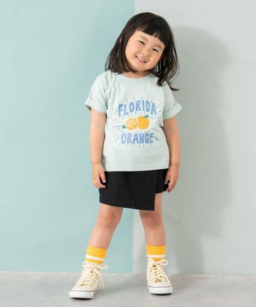 and D.petitmain / アンドディー. プティマイン ショート・ハーフ・半端丈パンツ | 【綿100%】カット台形ラップキュロット | 詳細10