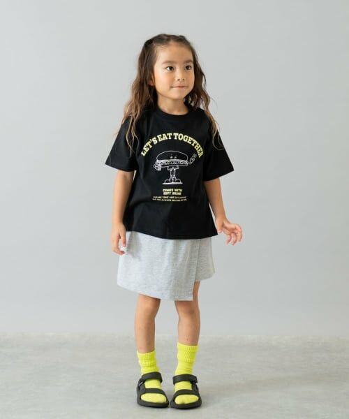 and D.petitmain / アンドディー. プティマイン ショート・ハーフ・半端丈パンツ | 【綿100%】カット台形ラップキュロット | 詳細16