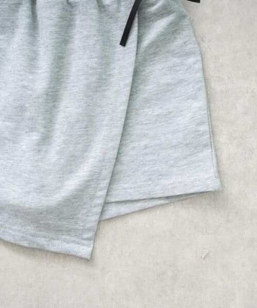 and D.petitmain / アンドディー. プティマイン ショート・ハーフ・半端丈パンツ | 【綿100%】カット台形ラップキュロット | 詳細19