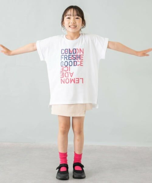 and D.petitmain / アンドディー. プティマイン ショート・ハーフ・半端丈パンツ | 【綿100%】カット台形ラップキュロット | 詳細7