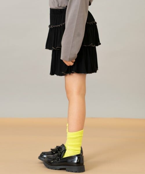 and D.petitmain / アンドディー. プティマイン ショート・ハーフ・半端丈パンツ | カットティアードキュロット | 詳細2