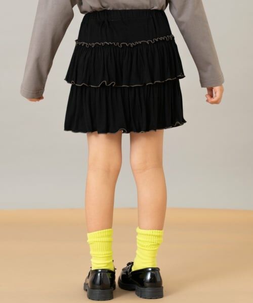 and D.petitmain / アンドディー. プティマイン ショート・ハーフ・半端丈パンツ | カットティアードキュロット | 詳細3