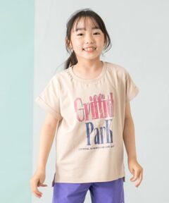 and D.petitmain / アンドディー. プティマイン Tシャツ | 【綿100%】【365D.】アソートロゴワイド半T