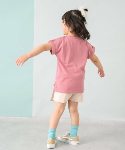 and D.petitmain / アンドディー. プティマイン Tシャツ | 【綿100%】【365D.】アソートロゴワイド半T | 詳細10