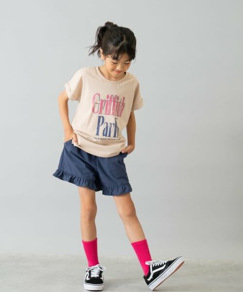 and D.petitmain / アンドディー. プティマイン Tシャツ | 【綿100%】【365D.】アソートロゴワイド半T | 詳細13