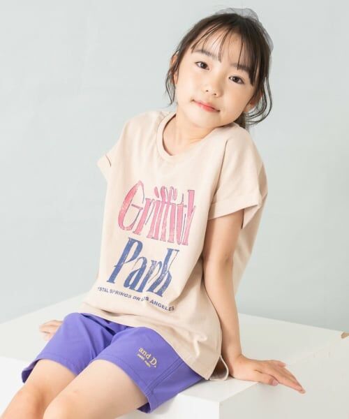 and D.petitmain / アンドディー. プティマイン Tシャツ | 【綿100%】【365D.】アソートロゴワイド半T | 詳細17