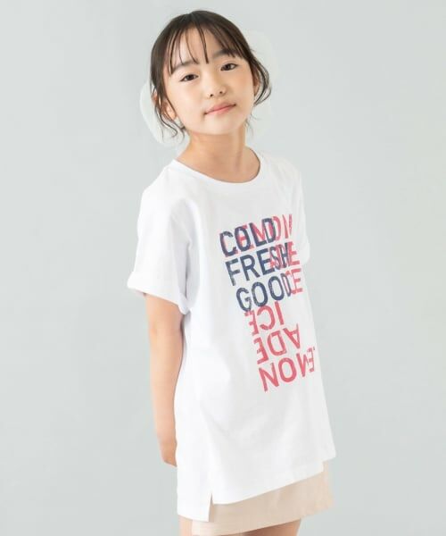 and D.petitmain / アンドディー. プティマイン Tシャツ | 【綿100%】【365D.】アソートロゴワイド半T | 詳細2