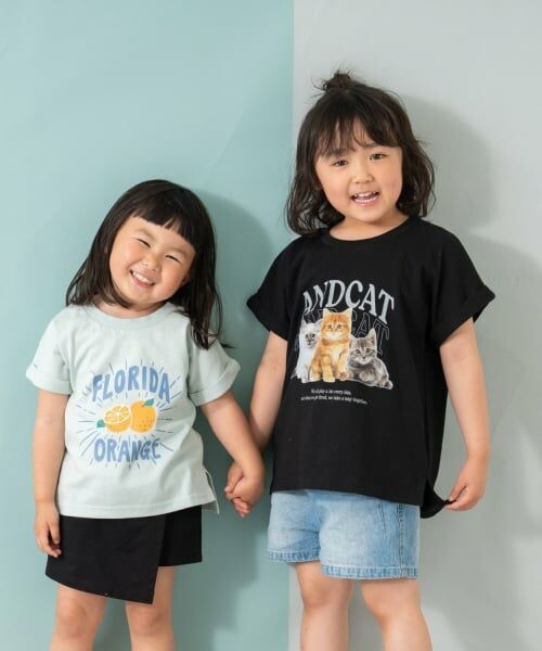 and D.petitmain / アンドディー. プティマイン Tシャツ | 【綿100%】【365D.】アソートロゴワイド半T | 詳細23