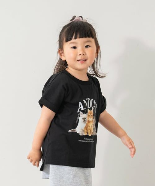 and D.petitmain / アンドディー. プティマイン Tシャツ | 【綿100%】【365D.】アソートロゴワイド半T | 詳細24