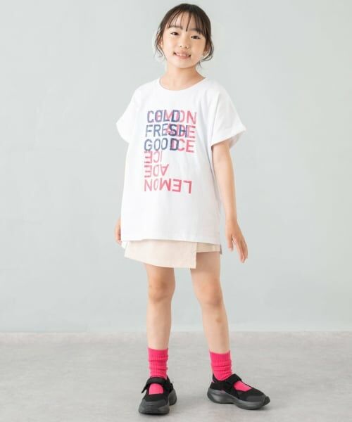 and D.petitmain / アンドディー. プティマイン Tシャツ | 【綿100%】【365D.】アソートロゴワイド半T | 詳細3