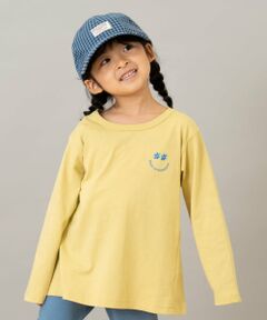 and D.petitmain / アンドディー. プティマイン Tシャツ | 【綿100】【365D.】ワンポイント刺繍ロンT